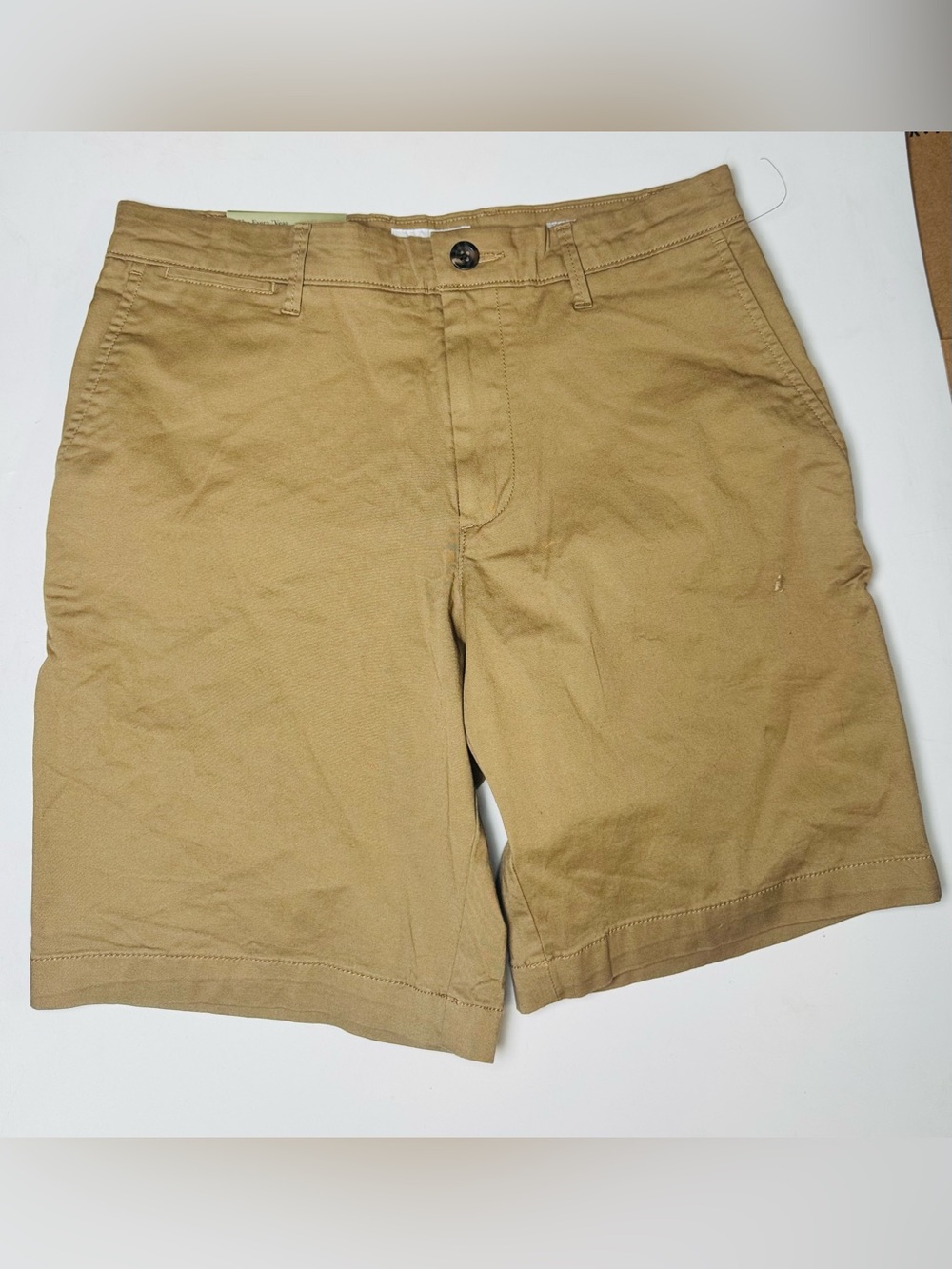 Goodfellow & CO Men’s Flat-Front Shorts – Khaki/Tan – Waist Size 28